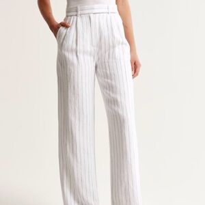 Abercrombie pinstripe Sloan trousers